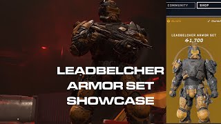 Leadbelcher Armor Set - In Game Showcase - Halo Infinite Store