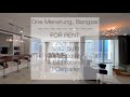 FOR RENT - One Menerung, Bangsar [ 3,282 SqFt, 3+1 Rooms, 4 Bathrooms, 3 Carparks]