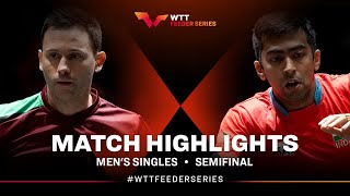 Joao Monteiro vs Harmeet Desai | MS SF | WTT Feeder Caracas 2024