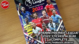 Panini Premier League 2022 Sticker Album | COMPLETE | plus Transfer Updates