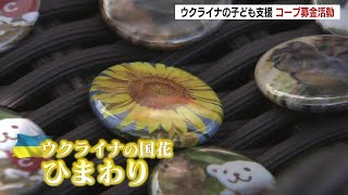 ウクライナ支援「コープさっぽろ」が募金活動…全道108店舗など、協力の人に国花「ヒマワリ」の缶バッジ　2022年03月14日(月)放送