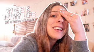 college week in my life: Group Projects, Discussion Posts, & Sims 4 lol | quarantine day 27