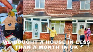 BOUGHT OUR FIRST HOUSE IN UK 🇬🇧 | HOME VLOG | FIRST TIME BUYER