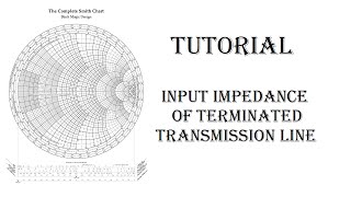 Input impedance of terminated transmission line using analytical method Tutorial 4.1