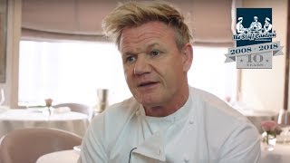 3-Michelin star chef Gordon Ramsay, talks about Matt Abé and running his London restaurant