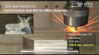 NTK Solid Ceramic End Mill