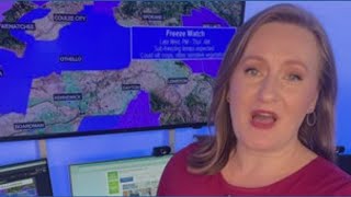Freezing cold low temps expected the rest of the week