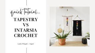 Tapestry vs Intarsia crochet