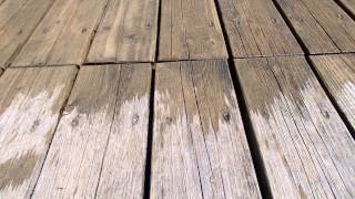 Wood deck waterproof cooating. ウッドデッキ防水塗装