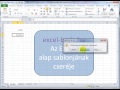 excel alapsablon módosítás