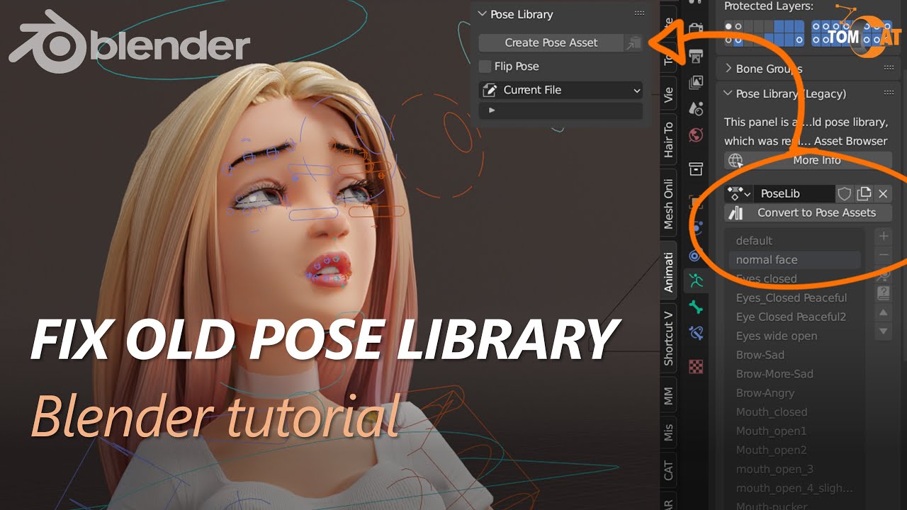 Fix Blender Pose Library - YouTube