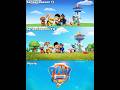 Paw Patrol Theme Song Comparison🐾✨ // #fypシ゚ #pawpatrol #puppy #4k #shorts