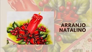 Pintura natalina | aula gratuita de pintura em tecido