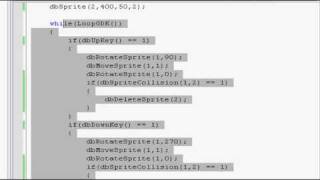 Dark GDK 2D tutorial 3 - Collision and Offsetting
