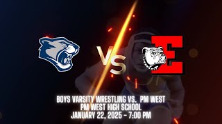 Boys Varsity Wrestling: Easton Area High School vs Pocono Mountain West High School