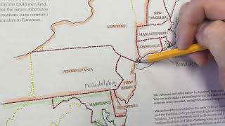 Thirteen Colonies Map Workshop (4/7)