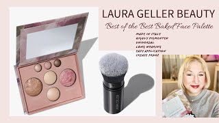 LAURA GELLER BEAUTY - BEST OF THE BEST BAKED FACE PALETTE #laurageller #makeupover40 #newmakeup