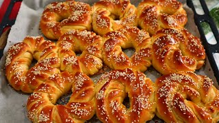 Turkish sweet roll bread بهترین نان خوشمزه باورنکردنی مواد های لازم در هر خانه است