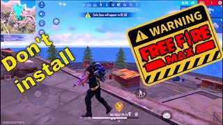Don't install Free fire Max - Freefire Max Review Nepali