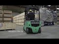 mitsubishi edia em 4 wheel electric forklifts