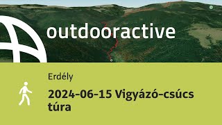 Interaktív 3D-s repülés: 2024-06-15 Vigyázó-csúcs túra