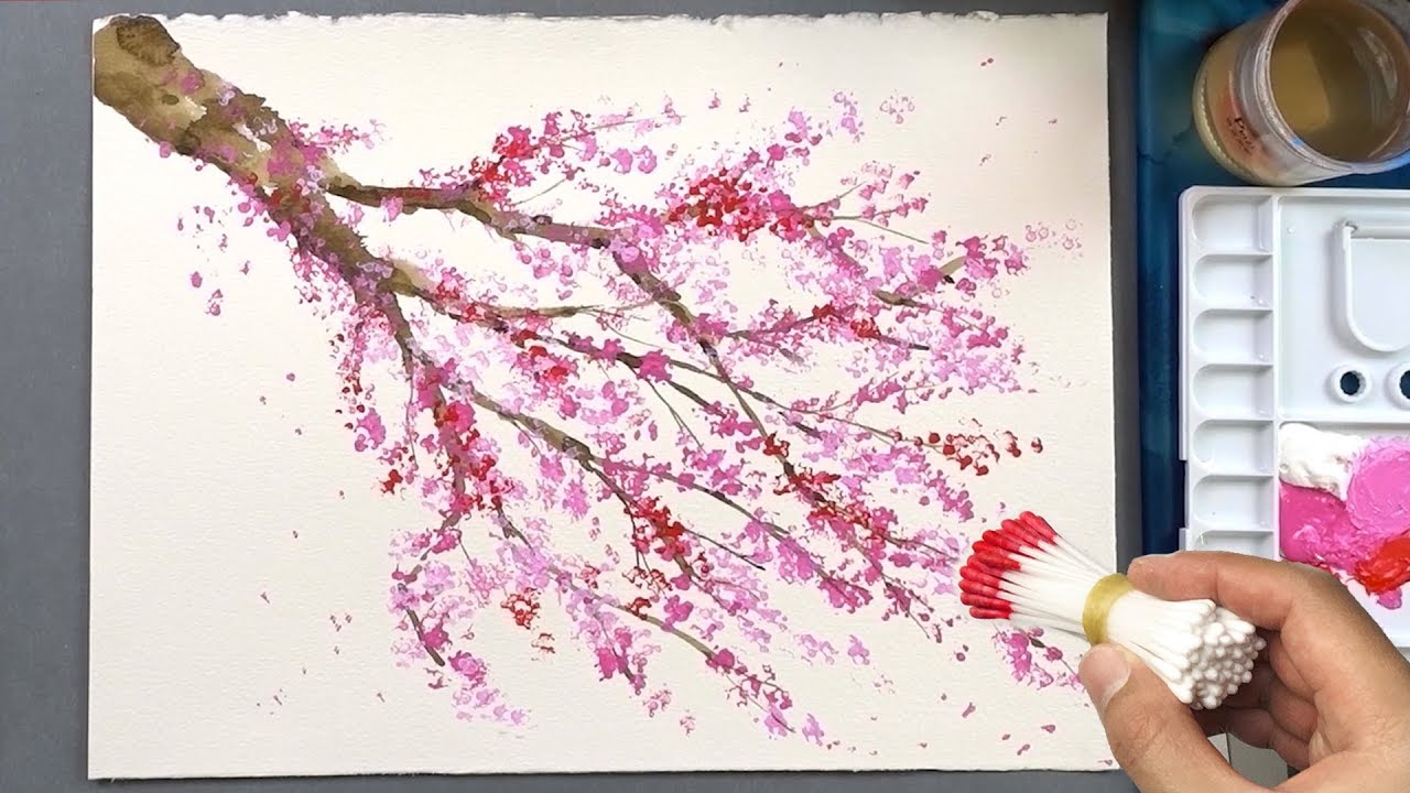 Painting Flowers With Q Tips At Diane Vanpelt Blog