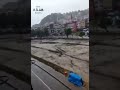 a terrible flood hit kastamonu city in turkey