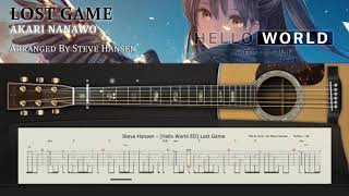 Lost Game (Hello World) ~ Fingerstyle cover with guitar tab Arr. by Steve Hansen