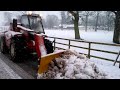 manitou snowplowing road