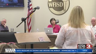 WFISD Board members express frustration at meeting about teaching curriculum