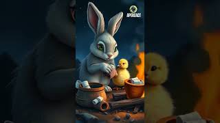 The Brave Duckling and the Loyal Rabbit  #youtubeshorts #viralvideo #animals #ytshorts