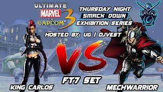 UMVC3 Thursday Night Smackdown Exhibition Series - King Carlos VS MechWarrior FT7 Set