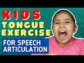 Kids Tongue Exercises For Speech Articulation / Small Talk Episode 3