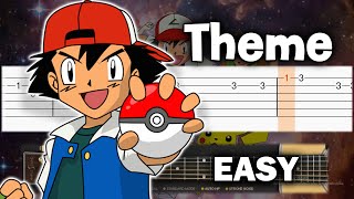 Pokemon - Theme Song - Guitar tutorial (TAB)