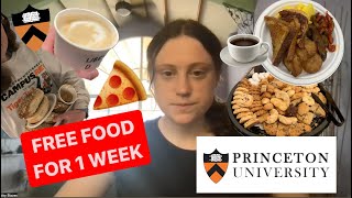 surviving on FREE FOOD at princeton