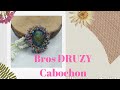 Cara Membuat Bros Batu druzy, Making Druzy Cabochon for Beginner, Tutorial Brooch Beads Embroidery