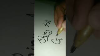 Calligraphy #comment your name or anything #subscribe #shorts.