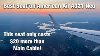 Best seat American Airlines A321 Neo - It Only Costs $20 more than Main Cabin! LAX to CLT Flight