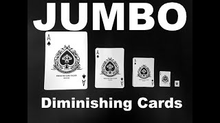 Jumbo Diminishing Cards