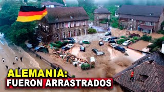 ¡Imágenes horribles de inundaciones históricas en Alemania! Varios evacuaron ante tormentas extremas