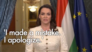 Hungarian President Katalin Novak resigns over sex abuse case pardon