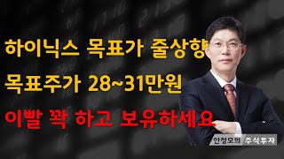 [주식]하이닉스 목표가 줄상향 목표주가 28~31만원 이빨 꽉 하고 보유하세요(20250124금)주식 주식투자 주식강의 주식공부 주식초보 주식단타 주식고수 단타매매