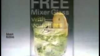 Esso Free Mixer glass with Vouchers