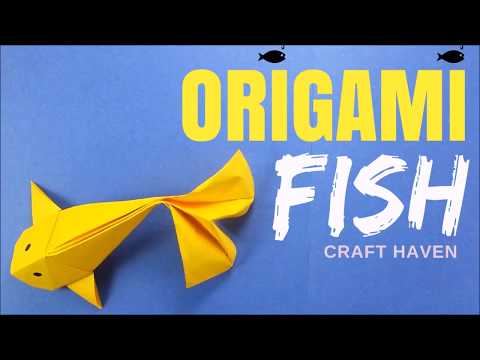 How to Make Origami Fish - Origami Fish Koi Tutorial - Easy Origami Catfish Carp Paper Fish - DIY How to Make Origami Fish - Origami Fish Koi Tutorial - Easy Origami Catfish Carp Paper Fish - DIY