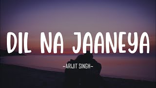 Dil Na Jaaneya Arijit Singh | Lofi |