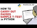How to use Python to do Paired Sample T-test - SciPy, Pandas, and Pingouin