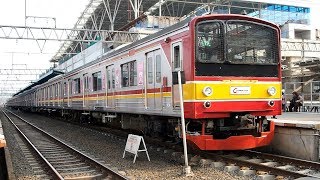 2019/12/04 【ジャカルタ】 205系 H19+H21編成 マンガライ駅 | Jakarta: JR East 205 Series BOO79 Set at Manggarai