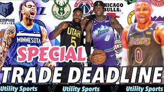 🔴 NBA Trade Deadline Livestream I Timberwolves, Jazz & Lakers and more NBA Trade Rumors