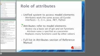 Tour of the Gurobi Optimizer