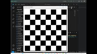Draw a Chess board withTurtle #python #turtle #chess #node #turtledesign #turtlegraphics #turtledesi
